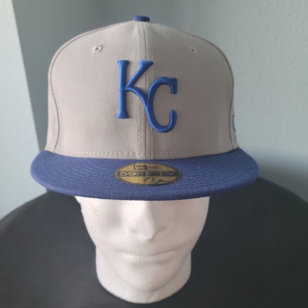 KC Kansas City Royals Hat Sz 7 3/8 - Picture 1 of 5